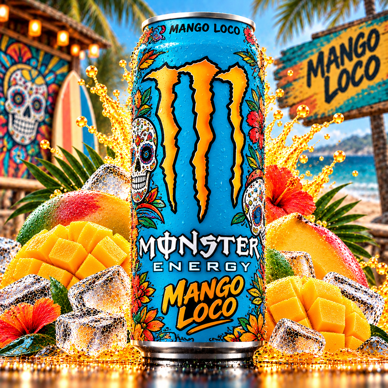 Monster Energy Mango Loco  (12/0,50 Ltr. Dose EINWEG)