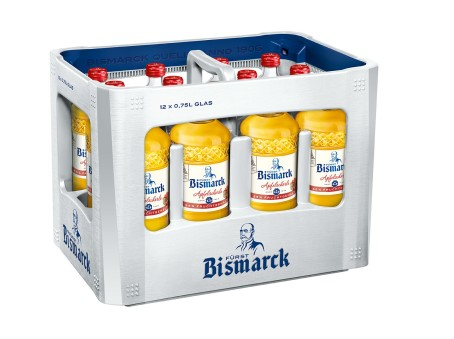 Bismarck Apfelschorle (12/0,75 Ltr. Glas MEHRWEG)