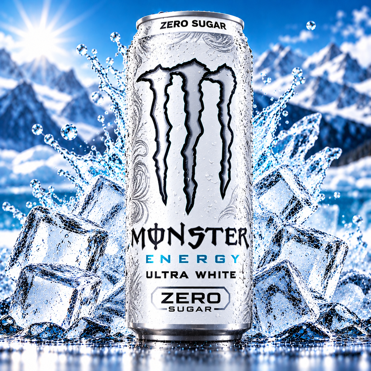 Monster Energy Ultra White Zero (12/0,50 Ltr. Dose EINWEG)