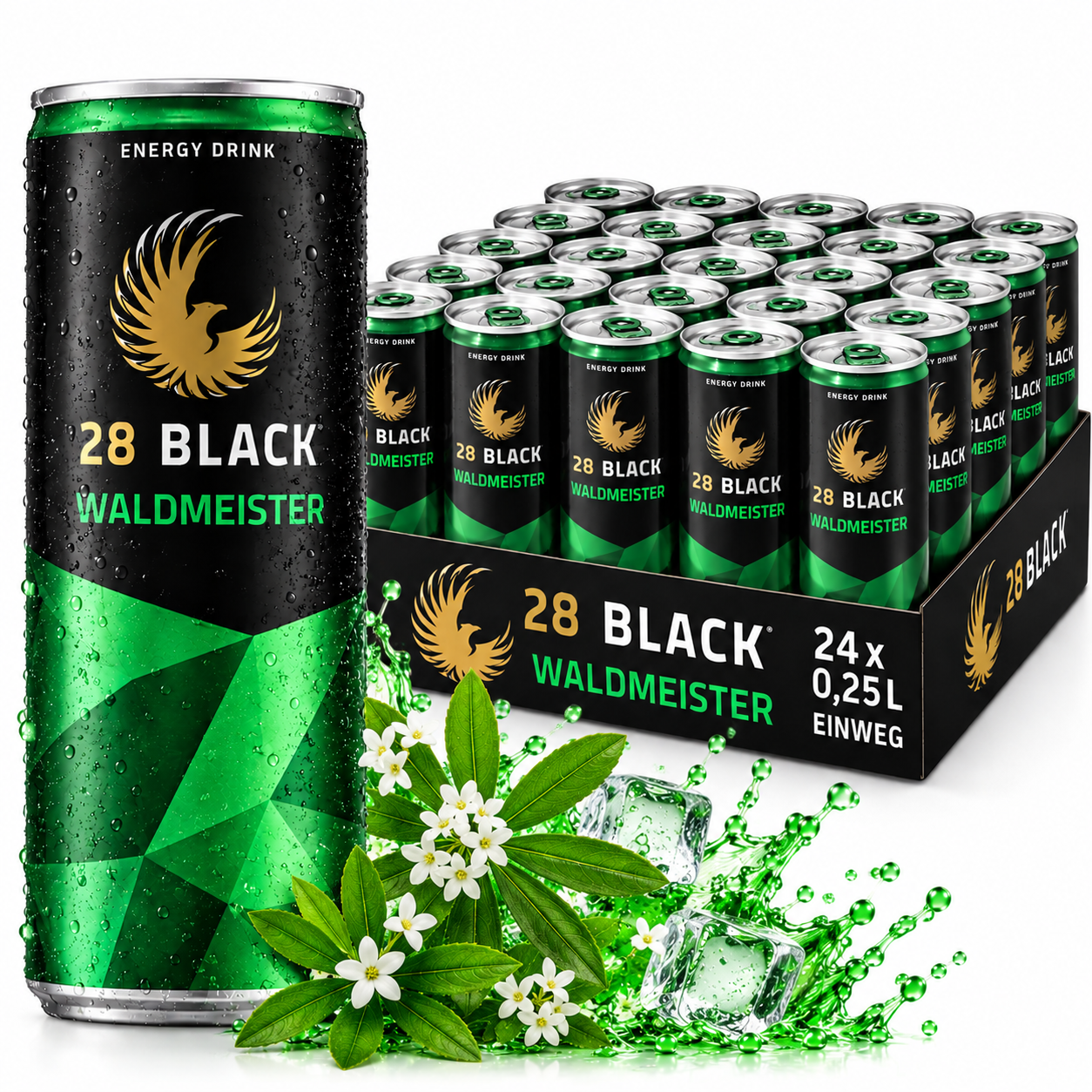 28 Black Waldmeister (24/0,25 Ltr. Dose EINWEG)