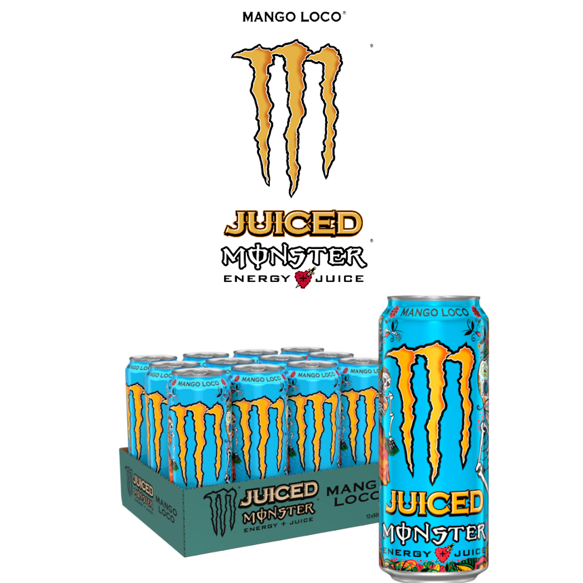 Monster Energy Mango Loco  (12/0,50 Ltr. Dose EINWEG)