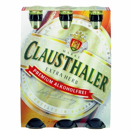 Clausthaler Extra herb (24/0,33 Ltr. Glas MEHRWEG)