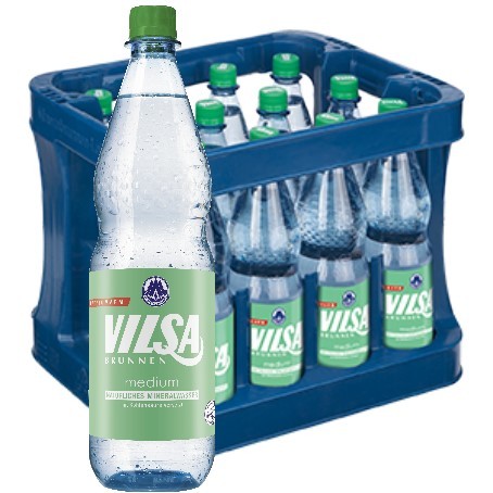 Vilsa medium PET (12/1 Ltr. PET MEHRWEG)